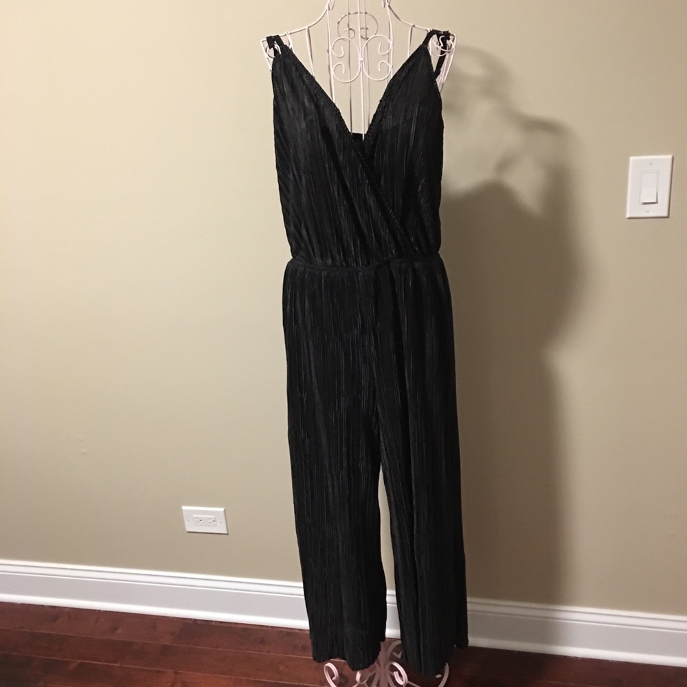 Black Capri Jumpsuit